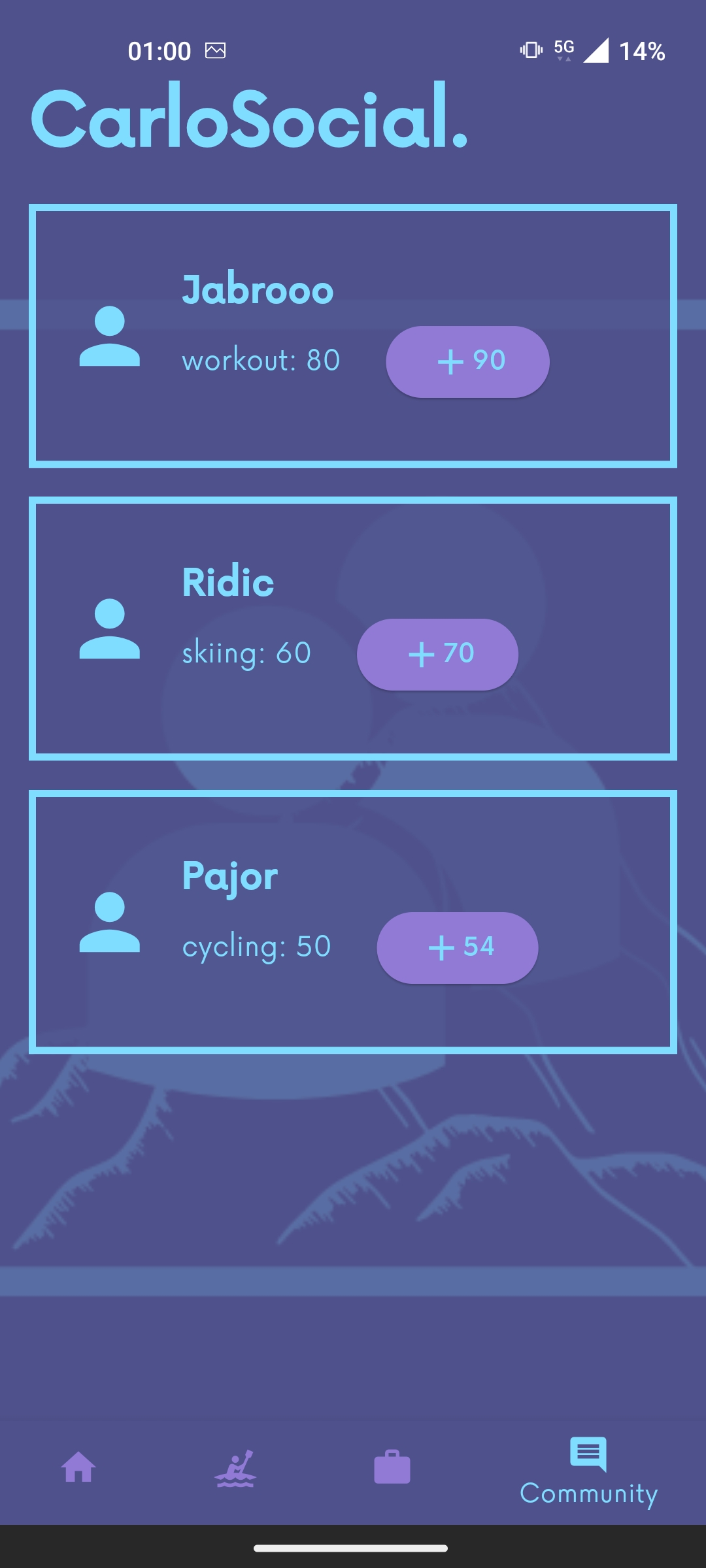 Screenshot: tickets